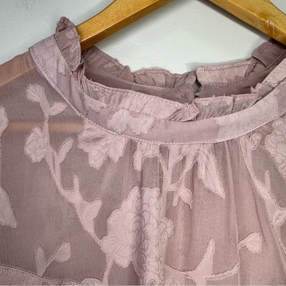 Torrid Chiffon Clip Floral Bubble Hem Blouse Size 3x - Picture 10 of 16